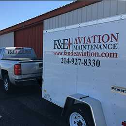 F&E Trailer with logo